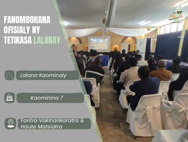 LALANA KAOMINALY : MANOHANA NY TETIKASA LALANAY NY MTP